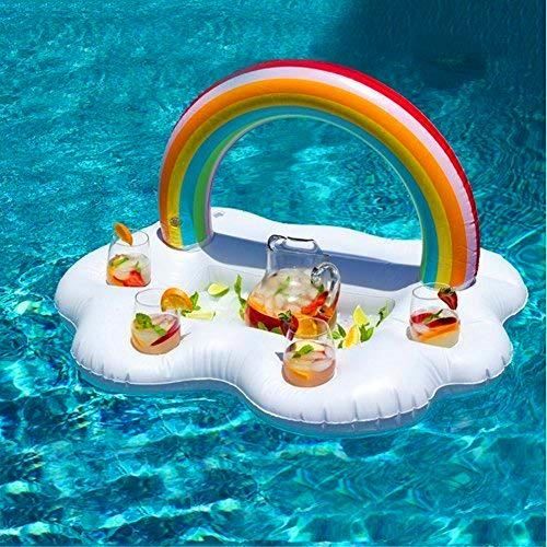 QVBokay-Gonflable Bar Flottant Piscine Piscine Gonflable ...