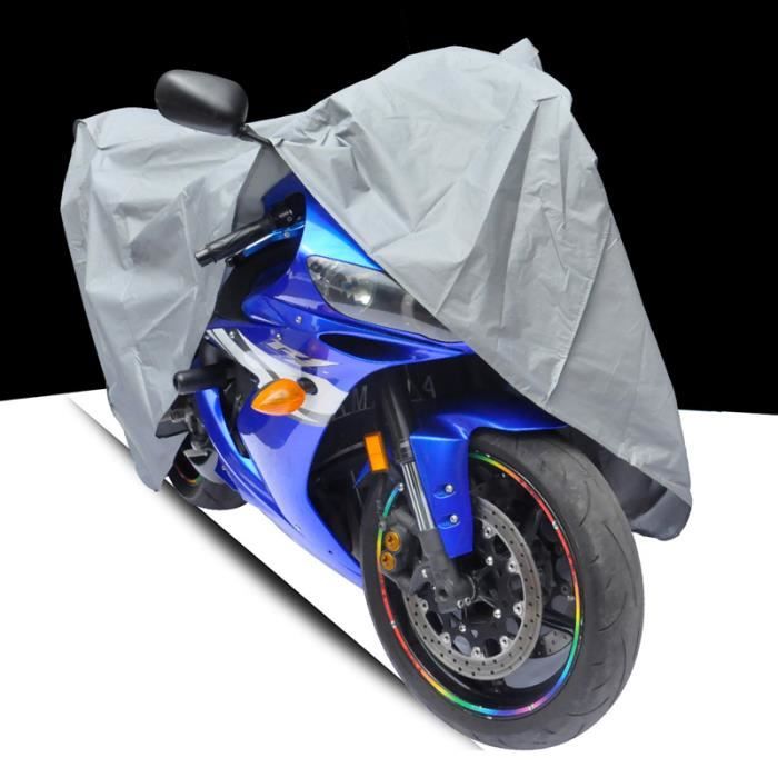1 x Housse Moto Couvre-Moto Vélo Scooter XL 200cm Noir Imperméable Etanche