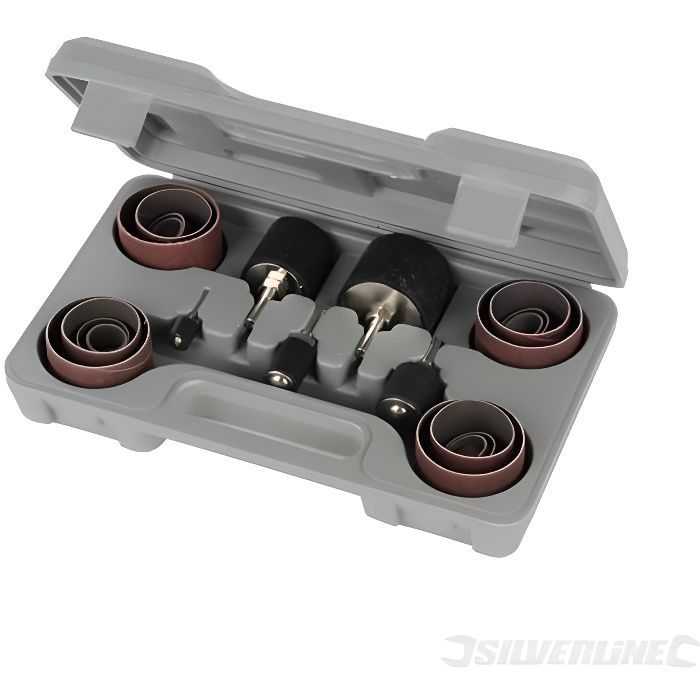 Silverline Coffret de 25 pcs cylindre de ponçage - vue 8