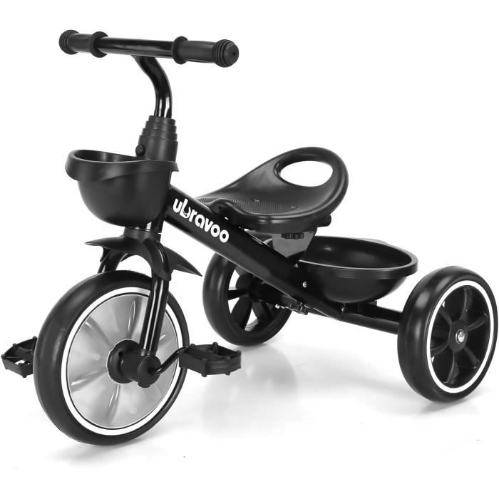 UBRAVOO Tricycle Enfants Tricycle pour bebe velo a 3 Roues pour garcons et Filles de 2 5 a 5 2 4 Ans avec Panier de Rangement A57 Cdiscount Sport