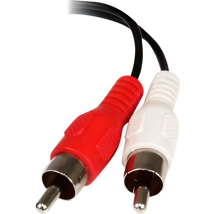 STARTECH Câble en Y Mini-Jack 3,5 mm vers 2x RCA - Adaptateur audio Mini-Jack (F) vers 2x Cinch (M) - 15 cm