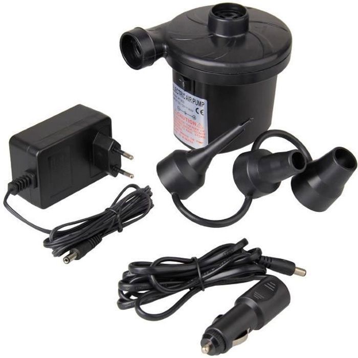 2 en 1 Rechargeable Gonfleur Degonfleur Electrique Pompe /À Air Portable Rapide pour gonfler//d/égonfler Le lit du Matelas pneumatique avec 3 Buses pour Matelas Gonflable Linkax Pompe /à Air /Électrique