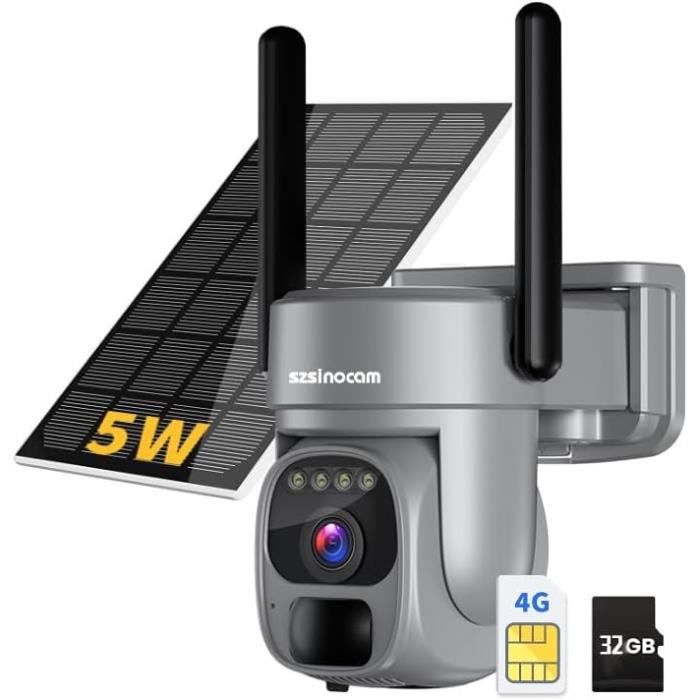Caméra De Surveillance WiFi Intérieur 2K 4MP – Compatible 2.4G/5GHz, Détection De Mouvement, Vision Nocturne