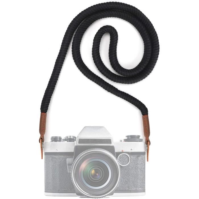 Sangles Pour Appareils Photo, Bandoulière En Corde, Courroie De Cou, Sangle En Coton Doux Pour