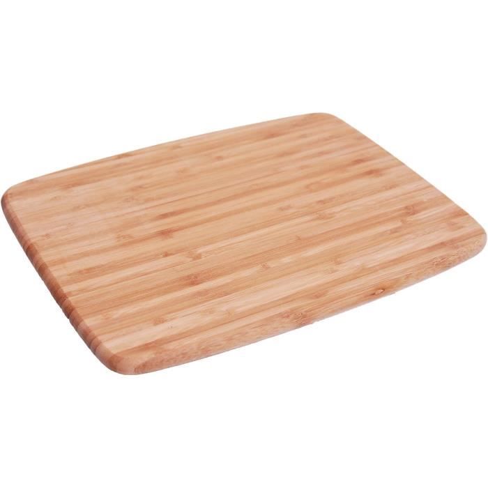 Planche à Découper En Verre "Marbre" 40cm Blanc