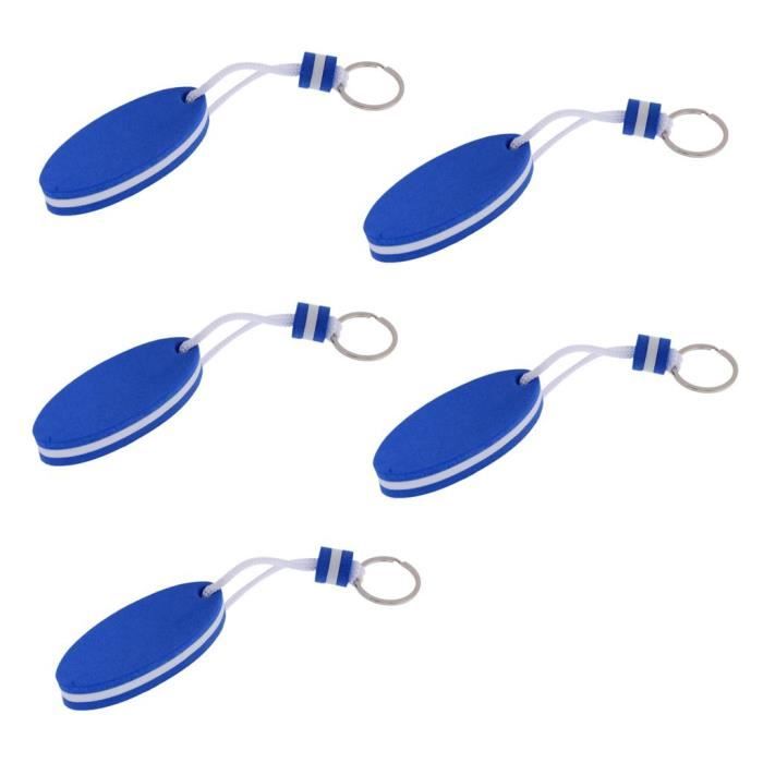 Lot De 6 Porte-Clés Flottants Liège - 12.5cm - Flottabilité Élevée - Pour Kayak, Pêche, Nautisme