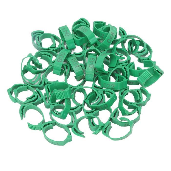 Bague Pour Poule Lot De 100 Anneaux Pour Cuisse De Poulet, Bandes D' identification De Poulet, Bandes Réglables à Clipser Sur Les Pattes De Canard, Accessoires Pour Volaille, Canards, Oies Bague Poussin Bague Pour Poule Lot De 100 Anneaux Pour Cuisse De Poulet, Bandes D' identification De Poulet, Bandes Réglables à Clipser Sur Les Pattes De Canard, Accessoires Pour Volaille, Canards, Oies Bague Poussin