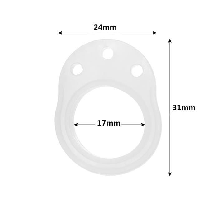 3 Butoirs De Porte En PVC – Longueur 7 Cm – Occasion