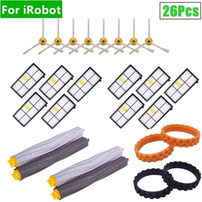 Kit Ricambio Con Filtro HEPA E Spazzole Laterali Per IRobot Roomba 900/800 Serie
