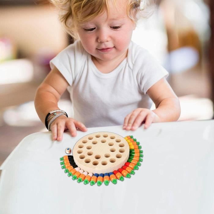 Drfeify Jeu d'échecs mémoire en bois pour enfants - Jeux - Jouets Drfeify Jeu d'échecs mémoire en bois pour enfants - Jeux - Jouets