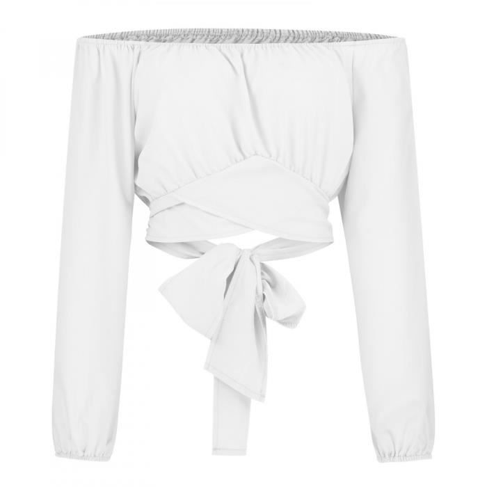 Chemisier epaule top bouffante