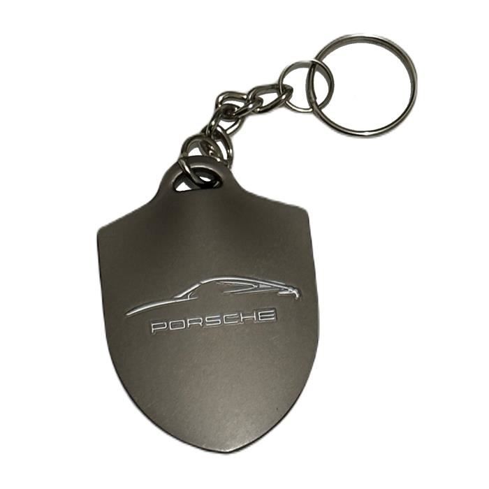 Porte clé Porsche dorée brillant metal mat neuf ruf techcart - Cdiscount  Bagagerie - Maroquinerie
