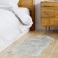 Tapis Fausse Fourrure Cocoon 60 X 90 Cm Gris Clair