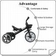 UBRAVOO Tricycle Enfants Tricycle pour bébé, vélo à 3 Roues pour garçons et Filles de 2,5 à 5-2-4 Ans avec Panier de Rangement A57-2