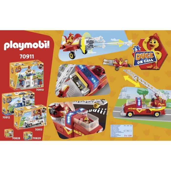 PLAYMOBIL 4129 Camion Poubelle De Recyclage Avec Lumieres - Playmobil -  Achat & prix