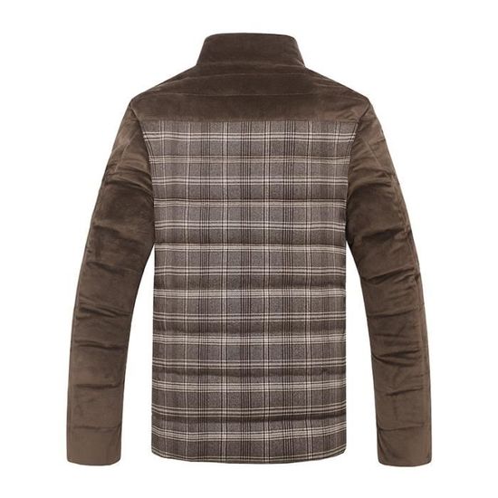 Doudoune a carreaux homme cheap