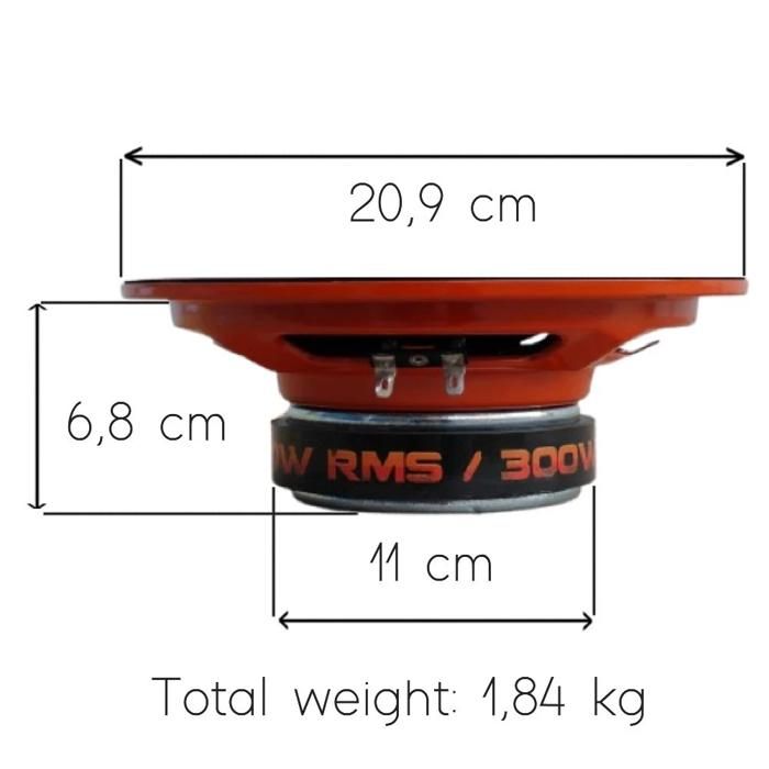 SP Audio Kit auto 2 midrange SP8CM da 20,00 cm 4 ohm 170 watt rms 350 watt max + 2 tweeter SPTW28 da 9,40 cm 4 ohm 100 watt rms 200 watt max, kit a SP Audio Kit auto 2 midrange SP8CM da 20,00 cm 4 ohm 170 watt rms 350 watt max + 2 tweeter SPTW28 da 9,40 cm 4 ohm 100 watt rms 200 watt max, kit a