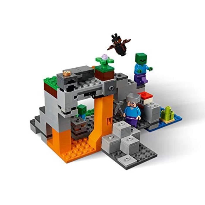 Jeu D Assemblage LEGO RWUQB 21141 Minecraft The Zombie Cave Adventures Building Set avec Steve Zombie Zombie et Minifigures Jouet p Cdiscount Jeux Jouets