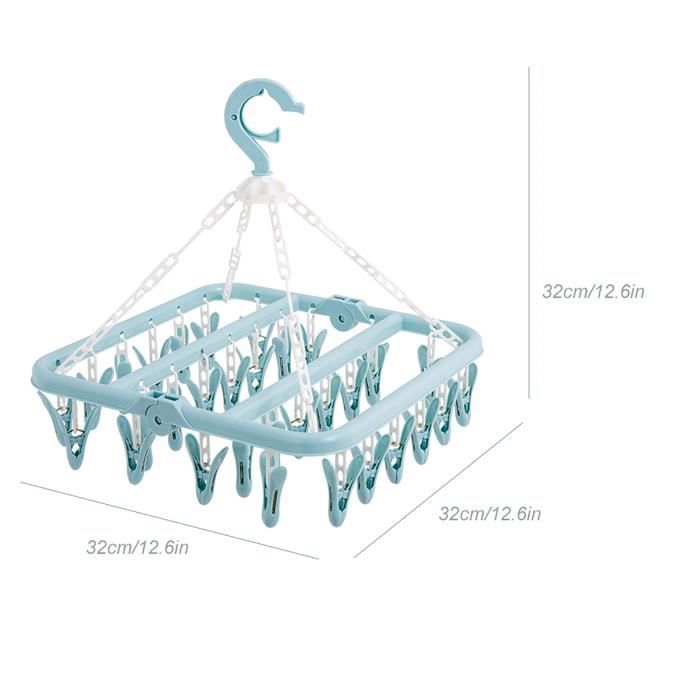 30 Pièces Pince À Linge Portant À Vêtements Robuste Pinces À Serviettes De Plage Pinces À Linge