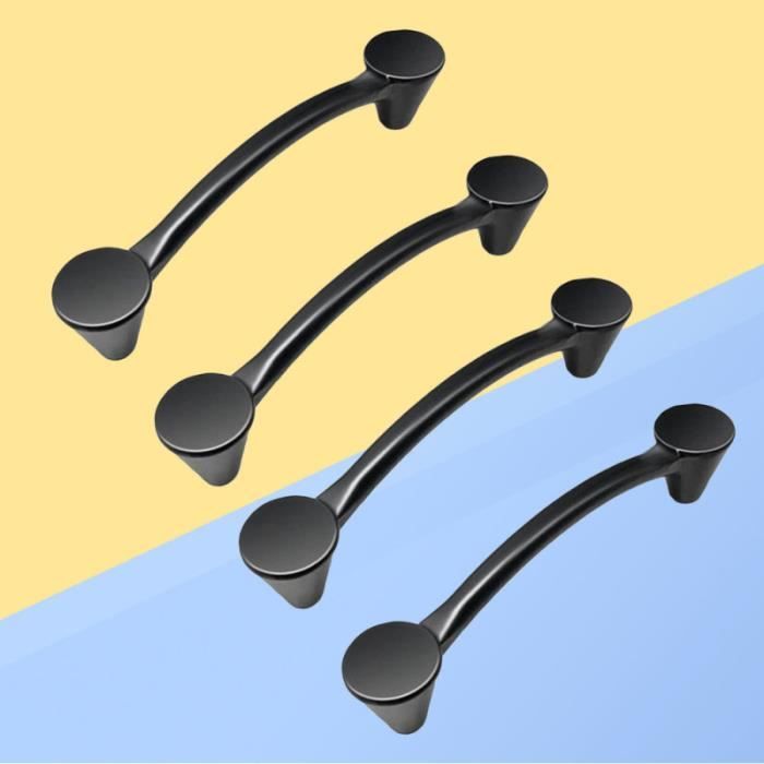 Poignées De Tiroir Uxcell – Trou Centre 96mm, Alliage Aluminium, Lot De 5, Avec Vis