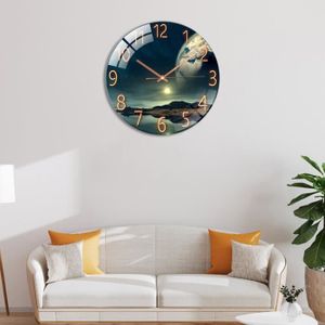 Horloge Murale Vintage 12 Pouces En Bois - Silencieuse Décoration Salon Cuisine