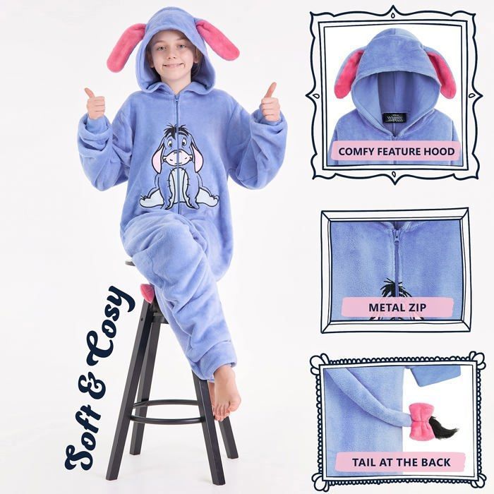 Disney Combinaison Pyjama Enfant Fille Pyjama Stitch Surpyjama Grenouillere en Polaire Fille Onesie Enfant Ado 2 15 Ans Bleu Cdiscount Pret a Porter