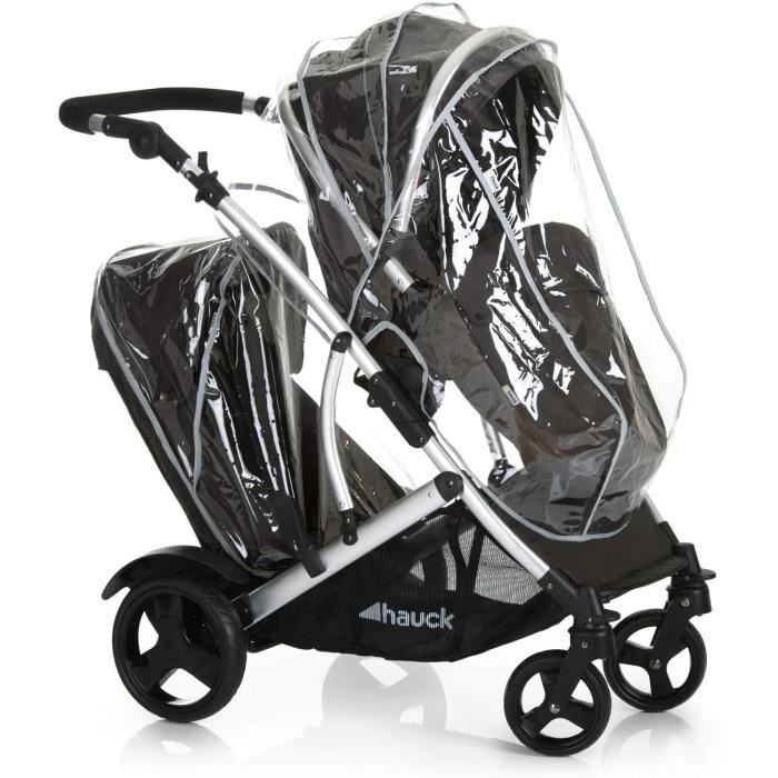 Poussette double nacelle et siege on sale