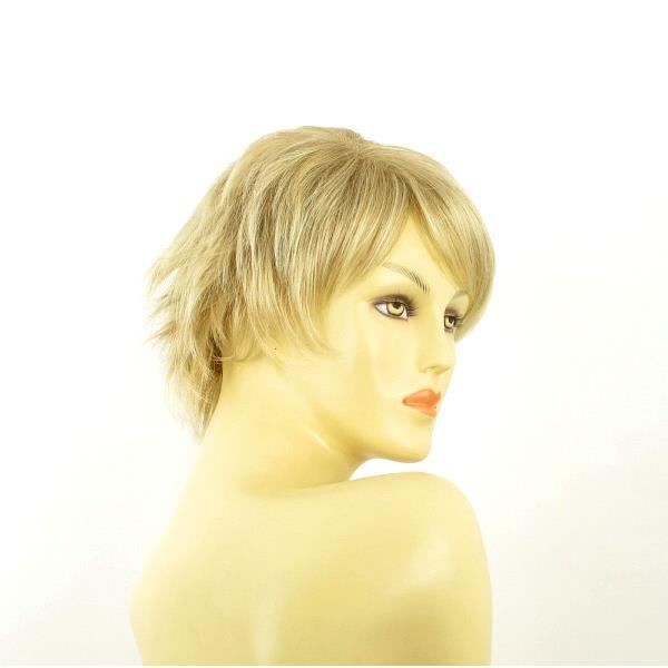 Perruque Synthétique Courte Blonde Dorée MATHILDE LG26 - Neuf Avec étiquettes