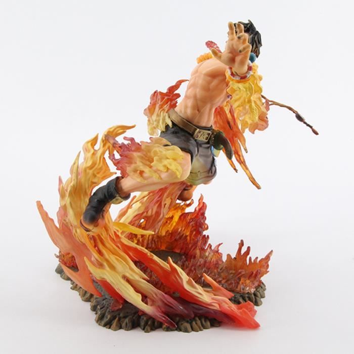 Figurine Lumineuse Teknofun One Piece Fruit Du Démon Flam Flam 20 Cm Orange Et Vert