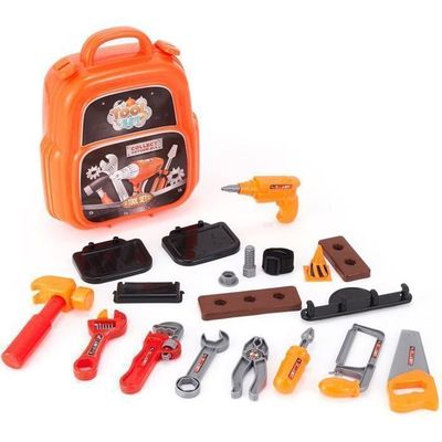 Coffret d'Outils pour Enfants avec Perceuse, 158 Pièces , Jeu Construction , Cadeau d'Anniversaire 2-5 Ans - Jeux - Jouets