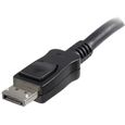 Câble certifié DisplayPort 1.2 de 1,8 m - 4K x 2K - Cordon DP 1.2 4K de 1,8 m avec verrouillage - M/M - DISPLPORT6L-0