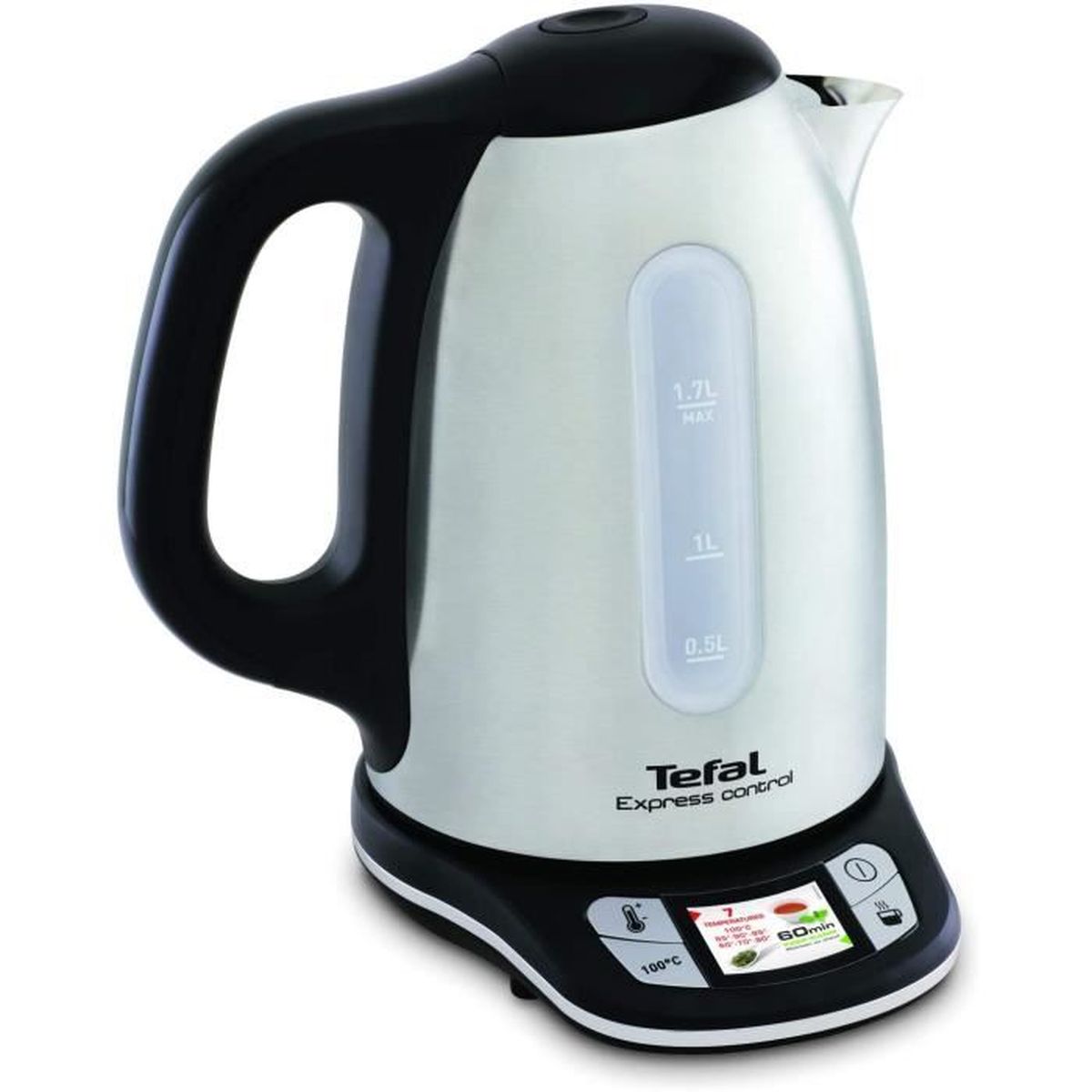 Tefal Express Control Bouilloire Electrique, Bouilloire Sans Fil Inox ...