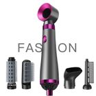 EKASN Brosse Soufflante 5 en 1 Sèche-cheveux multifonctionnel domestique Brosse à friser et lisser -Violet