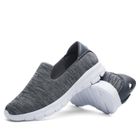 AFJ JEEP Mocassin Femme Confortable - Marque de Luxe - Loafer Plates - Gris - Grande Taille 36-42