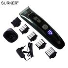 SURKER TONDEUSE CHEVEUX RECHARGEABLE NOUVEAUTE AVEC ECRAN LCD SABOT ELECTRIQUE