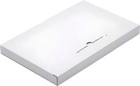 25 x enveloppe / boite d'envoi plate format A4 31,5 x 25,5 x 2,6 cm en carton blanc