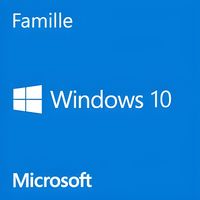 Windows 10 Famille 64 bits version complète avec DVD 