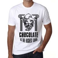 Homme Tee-Shirt Le Chocolat Est Le Bien Suprême – Chocolate Is The Highest Good – T-Shirt Vintage