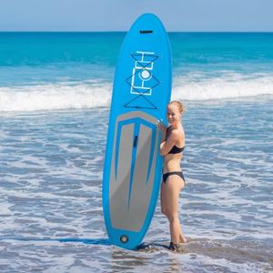 PLANCHE DE SURF Planche de surf gonflable 11ft ALIGHTUP - Bleu & G