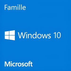 SYSTÈME D'EXPLOITATION Windows 10 Famille 64 bits version complète avec D