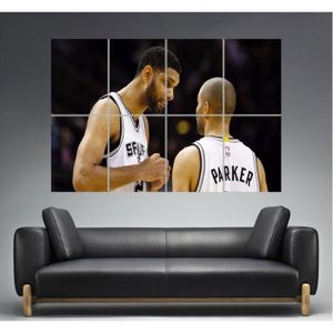 AFFICHE - POSTER Tony Parker & Tim Duncan Basket Ball All NBA Wall 