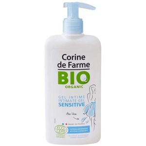 TOILETTE INTIME Toilette intime Corine de Farme - Gel Intime Sensitive, Certifié Bio avec ECOCERT COSMOS Organic, Toilette Intime Peaux  3729