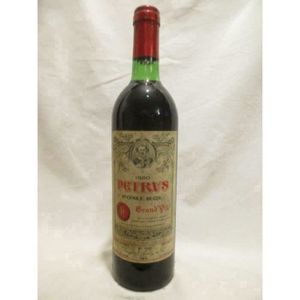 VIN ROUGE pomerol petrus grand vin (b2) rouge 1980 - bordeau