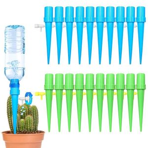 Lot De 4 Pics D'Arrosage Automatique 500 Ml - Globes Transparents Réutilisables Pour Plantes D'Intérieur & Balcon