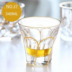 Carafe à whisky en verre sans plomb fabriquée à la main et 6 verres à whisky Apollo le compagnon idéal pour bourbon et vodka 