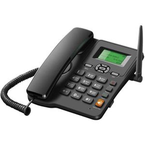 Téléphone fixe Téléphone de bureau Téléphone sans fil Support tél