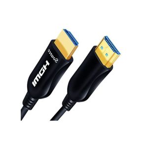 Câble HDMI 2.0 fibre optique longueur 50m - Vente matériels et