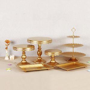 Bequilles 3 Pieces Ensemble Rond Presentoir Gateau Cupcake Plaque Fer Accessoires De Mariage Dessert Table Porte Type 3pcs White Cdiscount Maison