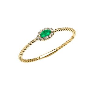 Bague Marquise Emeraude Achat Vente Pas Cher