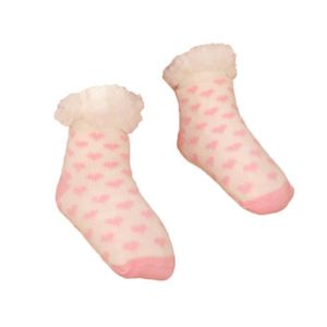 3 Paires Enfant Chaussettes en Coton Automne-Hiver Chaussette Epais Chaud Respirant Mignonne Socquettes Bas Chaussettes de Sol Hautes Elastique Cadeau de Noël Nouvel an pour Bébé Fille Garçon 